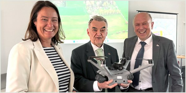 Drohnenprojekt für Rettungseinsatz vorgestellt