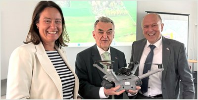 Drohnenprojekt für Rettungseinsatz vorgestellt