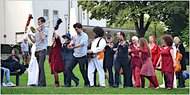 Eine musikalische Inszenierung im Park