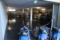 Wasserrohrbruch im Keller der Gesamtschule