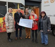 Tafel Paderborn  freut sich über 2.000 €