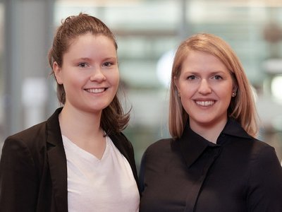 Tosca Albrecht (links) und Theresa Kellner Tosca Albrecht (links) und Theresa Kellner