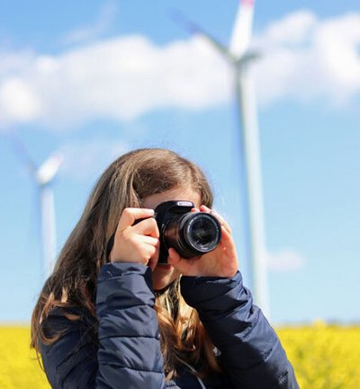 Fotoaktion der Klimakampagne OWL