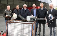 Im Entsorgungszentrum „Alte Schanze“ wird durch Landrat Manfred Müller eine neue Wertstoffhalle in Betrieb genommen.