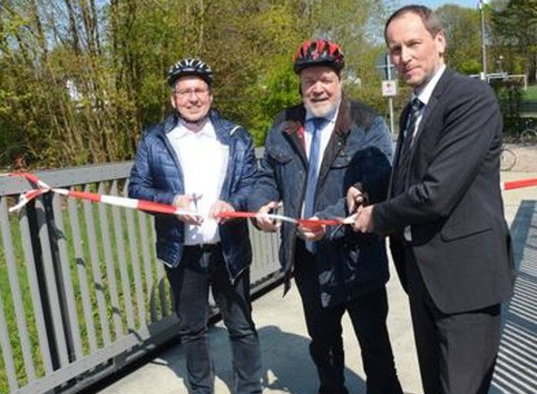 Neue Elsebrücke in Kirchlengern offiziell eröffnet
