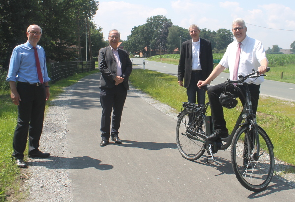 Radwege-Teilstück fertiggestellt