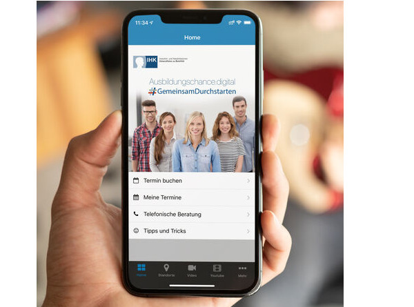 Mit der App zum Ausbildungsplatz