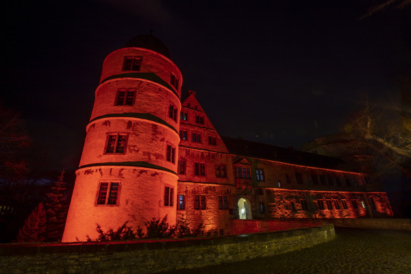 Illuminierte Wewelsburg lädt ein