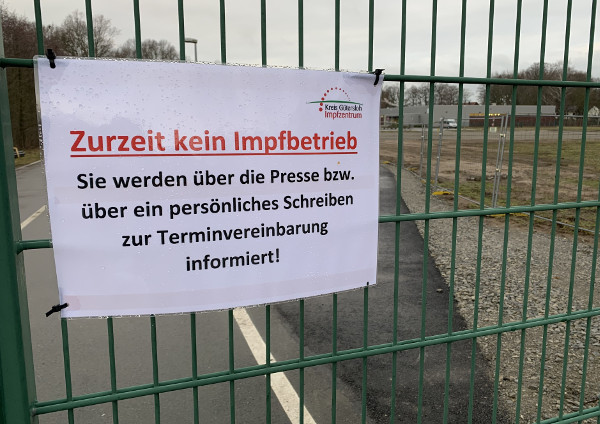 Kreis Gütersloh steht mit Impfzentrum am Start