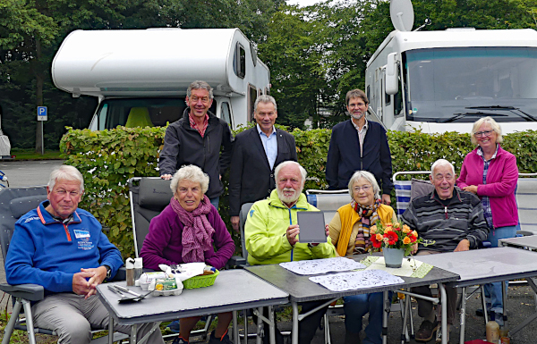 Wohnmobilstellplatz mit moderner Technik