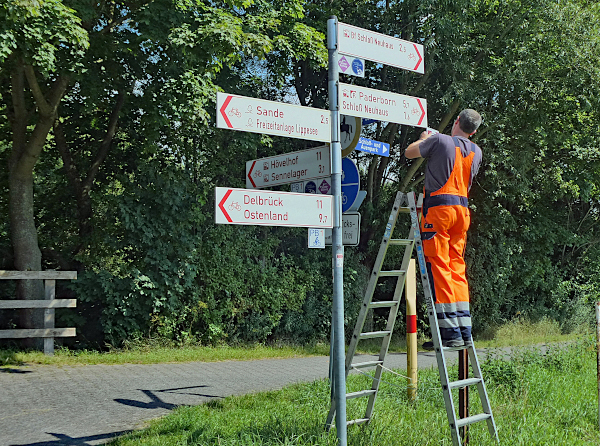 Radrouten an den Lippesee verlegt