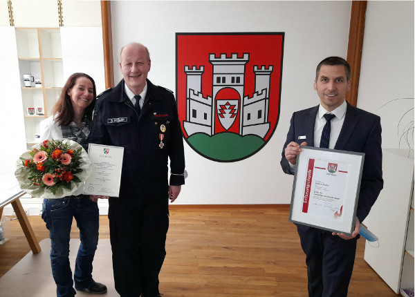 Stadtbrandinspektor Andreas Müller verabschiedet