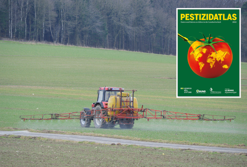 Pestizidatlas 2022 kostenlos erhältlich
