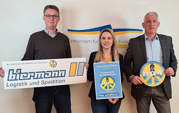 Aufkleber als Zeichen gegen Krieg