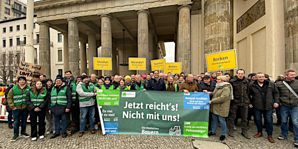 Bauern platzt in Berlin der Kragen