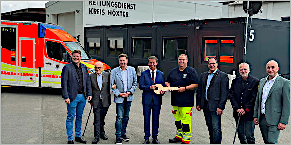 Container-Rettungswache in Natzungen eröffnet