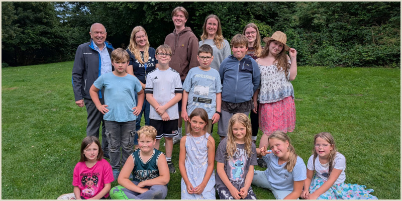 Gute Stimmung im Ferienzeltlager des Kreisjugendamtes
