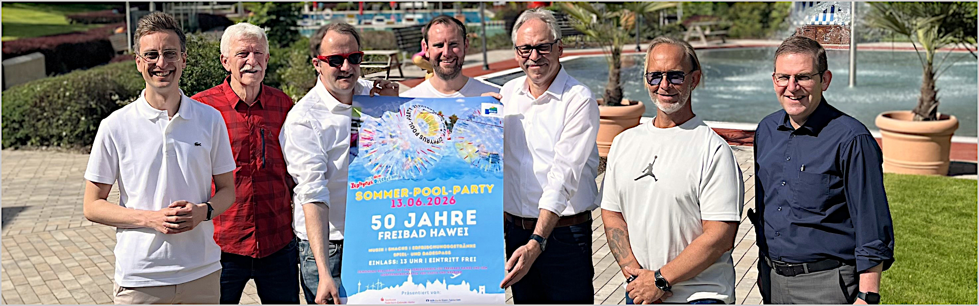 Jubiläumsfest und Pool-Party in Weiberg
