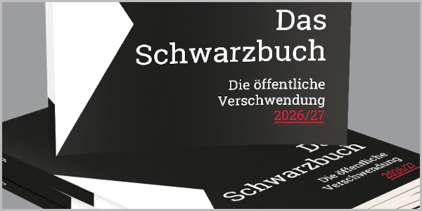 Steuerzahlerbund: Das neue Schwarzbuch ist da Steuerzahlerbund: Das neue Schwarzbuch ist da